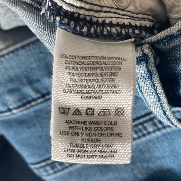 Free People Distressed Skinny Ankle High Rise Jeans - Picture 14 of 15